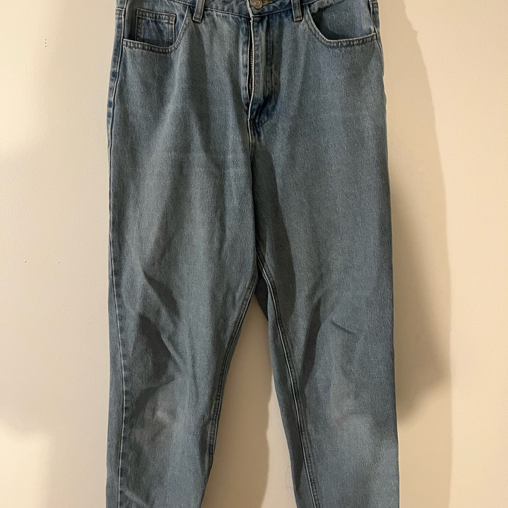 Missguided Light Blue Straight Jeans Size 6